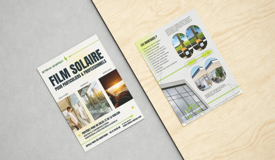 Site internet de Stema Energy, spécialiste en énergie solaire et solutions durables