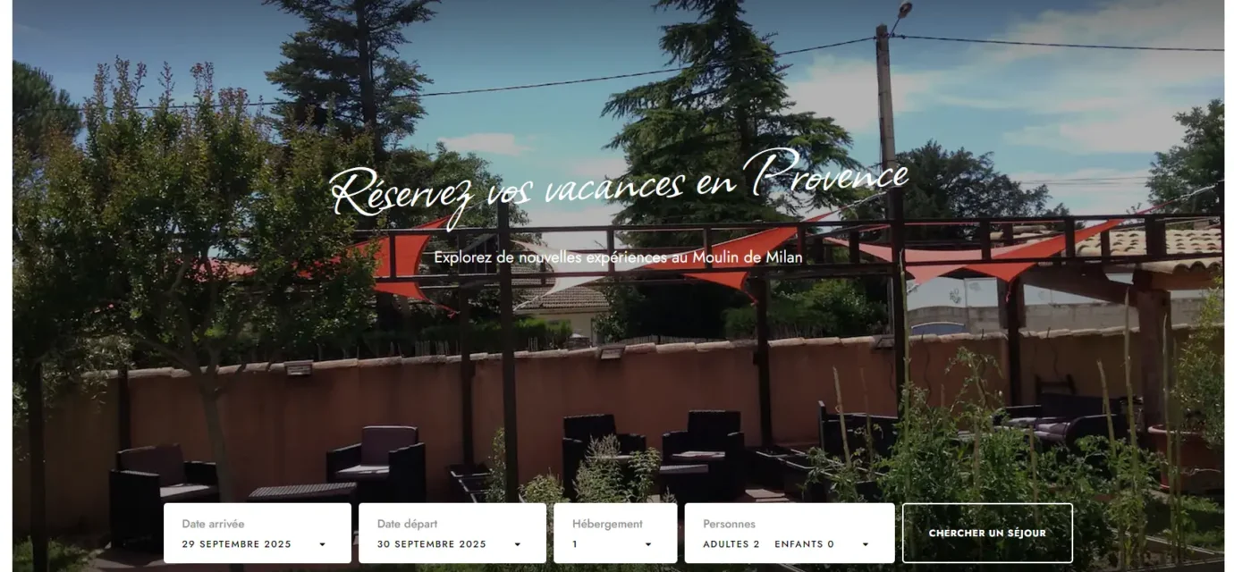 creation site internet gite luberon