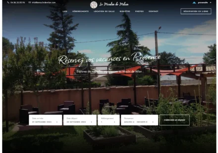 creation site internet gite luberon